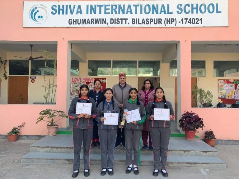 शिवा इंटरनेशनल स्कूल घुमारवीं के छात्र मंडी में छाए , झटका दूसरा स्थान 