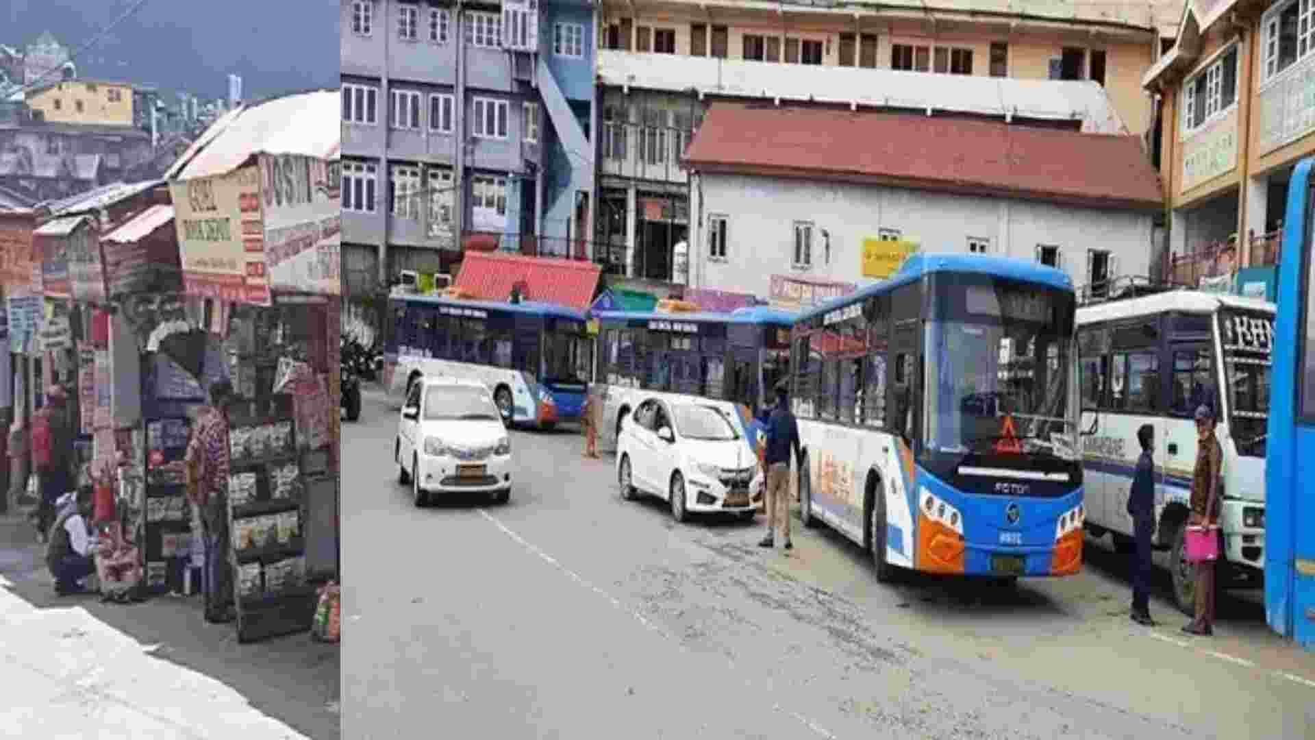 हिमाचल में भारत बंद का असर नहीं -  बाहरी राज्यों के लिए एचआरटीसी बसों पर रोक, खुले रहे बाजार