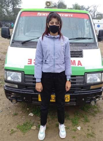 Nancy - 1st female ambulance driver in himachal