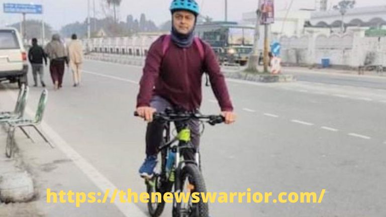 साइकिल पर तय किया 200 किमी का सफर पहुंचे चंडीगढ़, डीडीएम विवेक