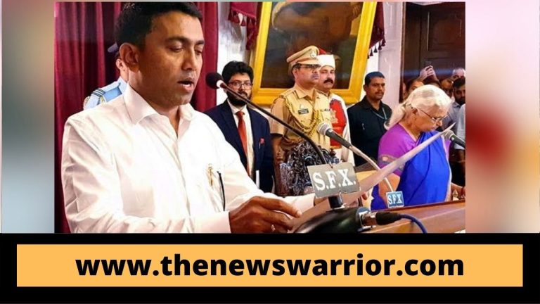 गोवा: लगातार दूसरी बार प्रमोद सावंत ने ली सीएम पद की शपथ, पीएम मोदी भी रहे उपस्थित