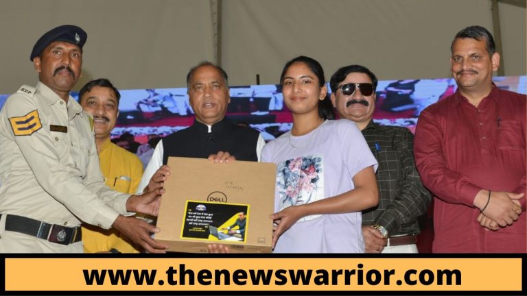मुख्यमंत्री ने प्रदेश के 20 हजार मेधावी विद्यार्थियों को 83 करोड़ रुपये के लैपटॉप किए निःशुल्क प्रदान