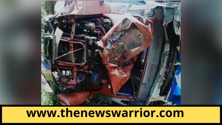 मंडी: बरोट-घटासनी राजमार्ग पर सीमेंट का ट्रक अनियंत्रित होकर खाई में गिरा, चालक की मौत