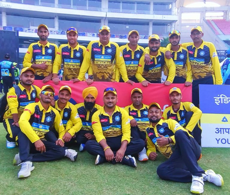 latest news ! राष्ट्रीय दिव्यांग क्रिकेट चैंपियनशिप के लिए हिमाचल की टीम का चयन